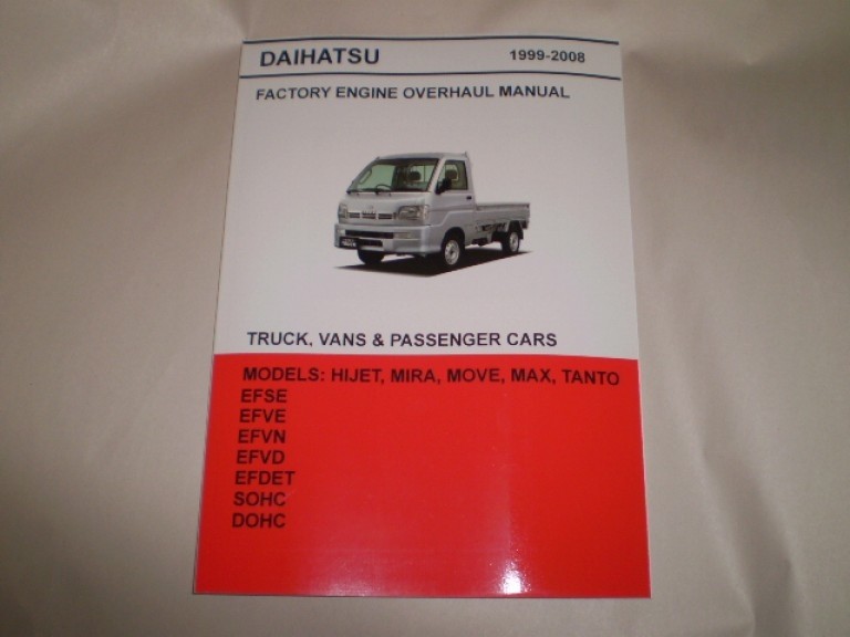 Daihatsu Mini Truck Hijet Engine Service Manual S210