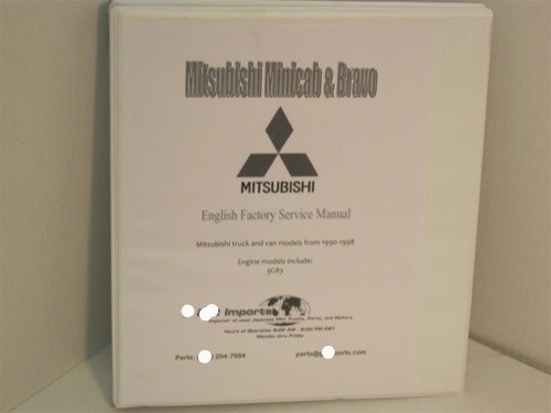 Mitsubishi minicab Engine Service Manual
