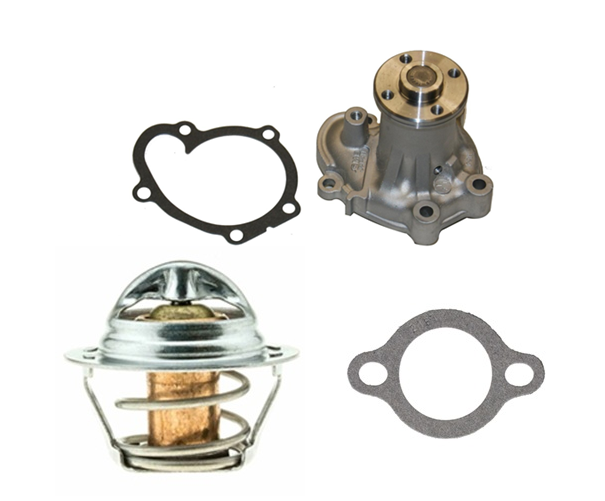 Mitsubishi Minicab Water Pump/Thermostat Kit w/gasket U41T U42T U42V 