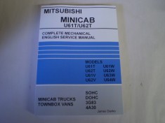 Mitsubishi Minicab Mini Truck Service Manual U61 U62